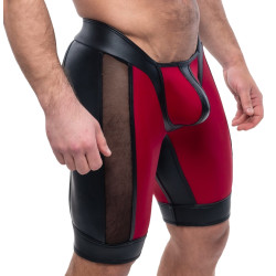 Sparta's Harness Short Orfeo Noir-Bordeaux